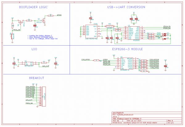 esp8266 dev board schematics
