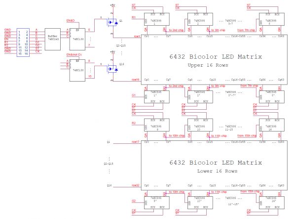 Led Matrix Schematics