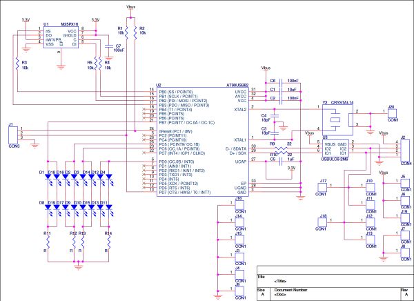 Business card schematics