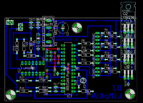 Board for the plastic glass