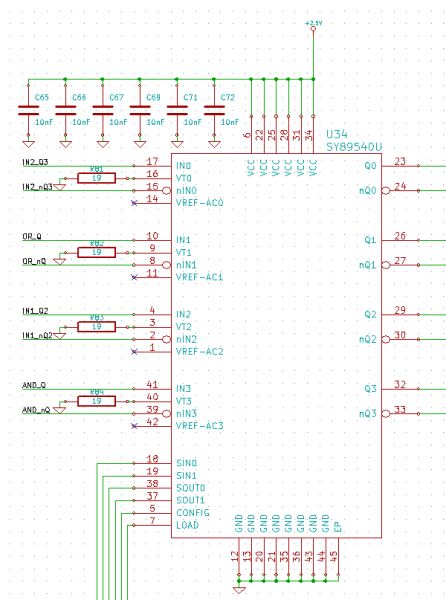 Logic gate xpoint